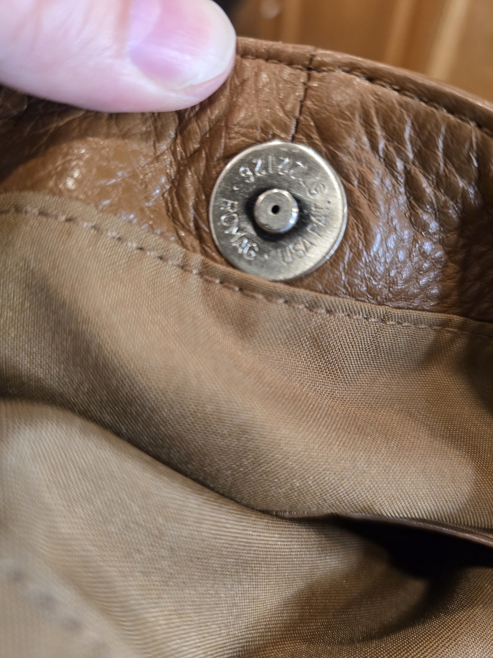 HOBO International Caramel Leather Slouchy Shoulder Bag - Picture 16 of 16